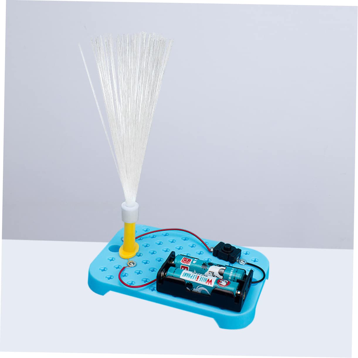 FOYTOKI Fibre Optics Lamp DIY Fiber Optic Kit Led Fiber Lamp Boys and Experiment Educational Toy No Batteries Random