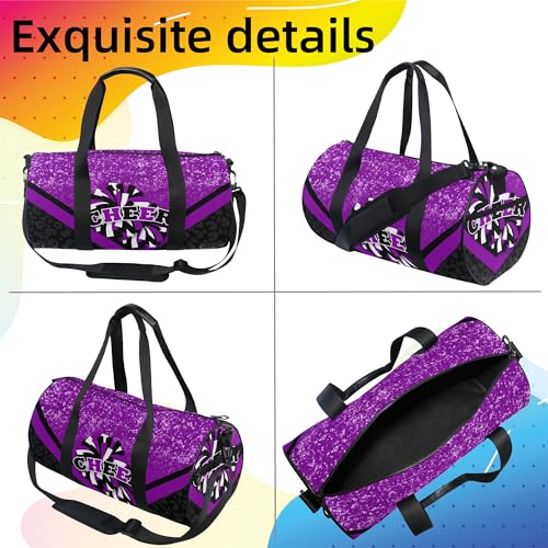 Personalized Cheerleading Bag for Girls, Custom Cheer Sport Duffel Bags with Name, Gym Bag for Cheerleaders Gift4