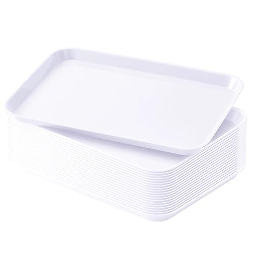 JMU 20 bandejas dentales autoclavables para procedimiento tamaño B bandeja plana para configurar instrumentos de plástico 1325 x 975 pulgadas color