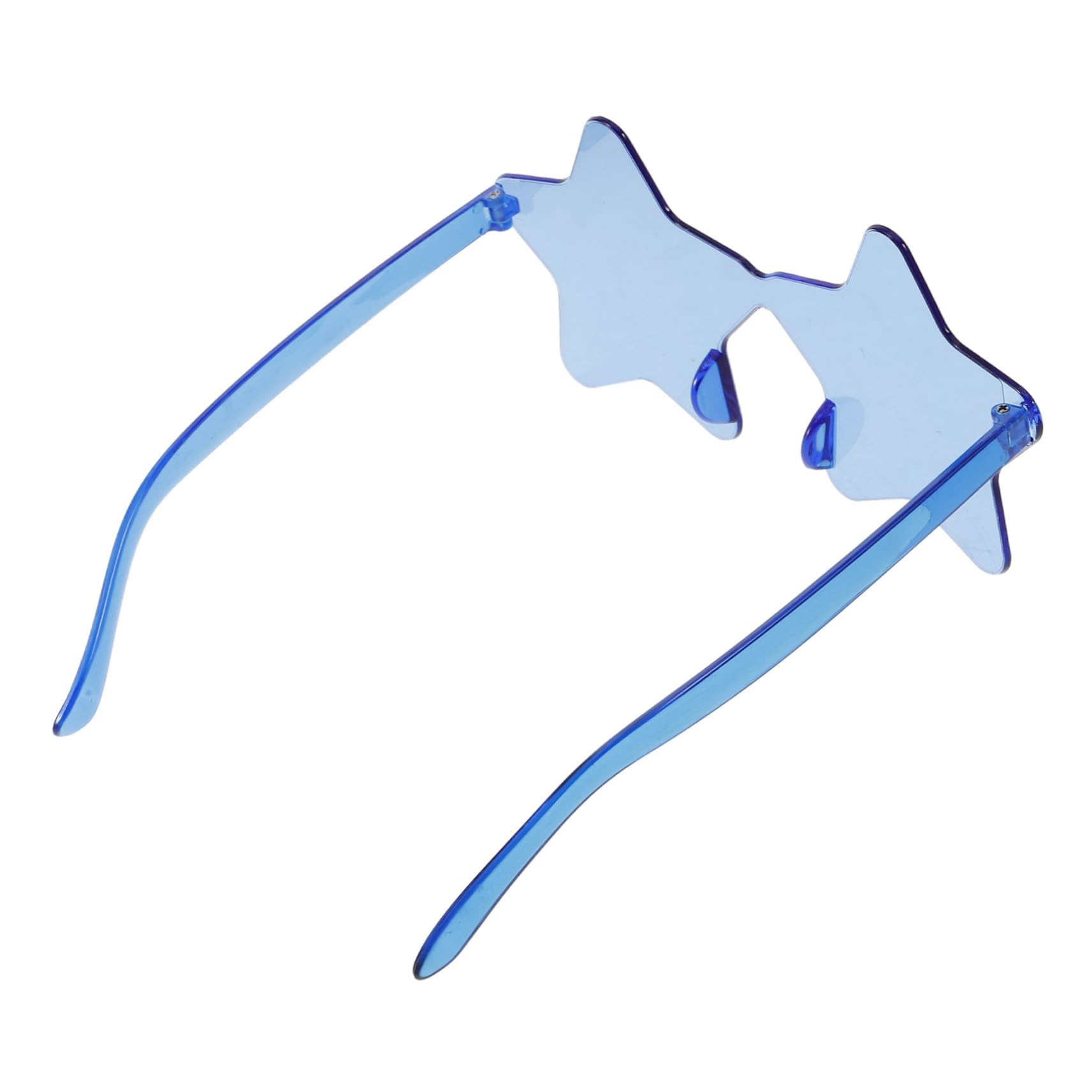 FOMIYES Funny and Cute Men's Sun Glasses 1 Pair Star Shape Frameless Sunglasses Party Star Sunglasses Decorative Glasses Props