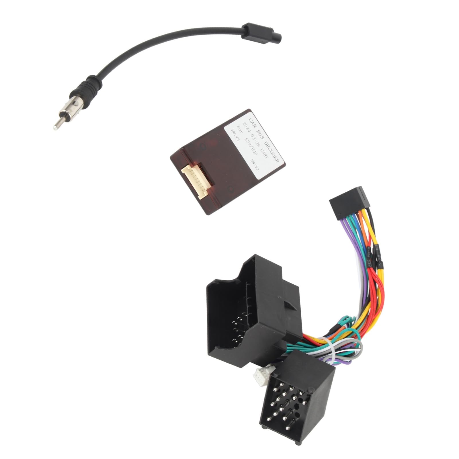 Adattatore Audio Auto, Canbus Plug and Play con ABS Gomma Cablaggio per Installazione Rapida per Appassionati Fai da Te e Autofficina