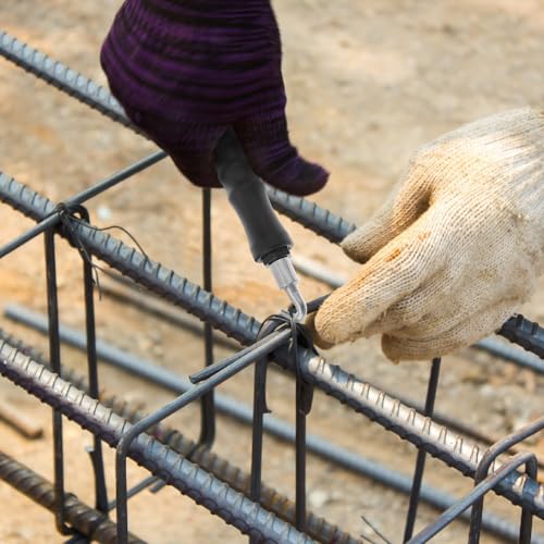 Herramientas para atar varillas de refuerzo que evitan el dolor de muñeca en el amarre manual 5