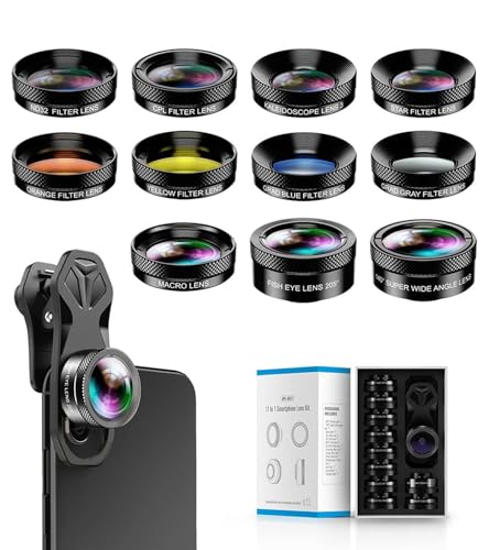 Amazon | Apexel 11in1スマホ用撮影セット スマホ用カメラレンズ 広角