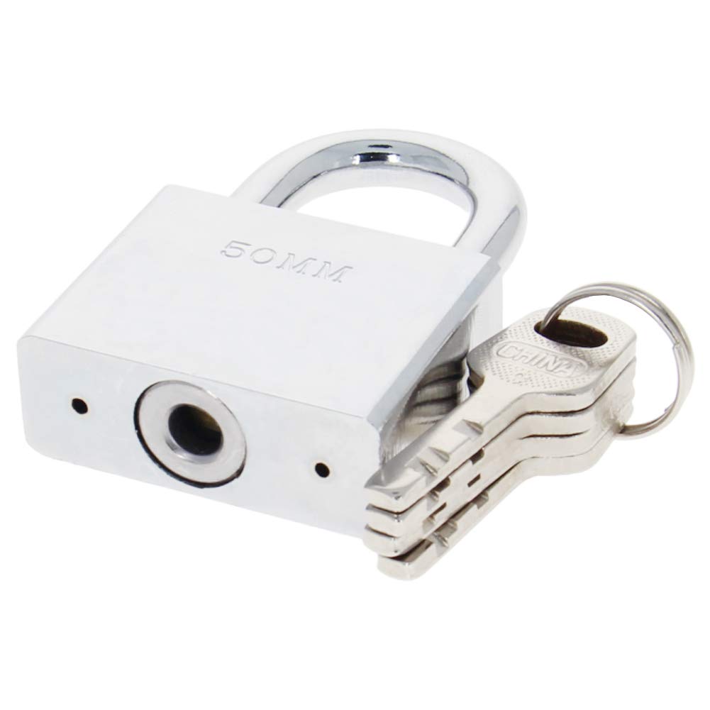 Lucchetto 30 Mm Lucchetto In Ghisa Da 50mm Con 3 Chiavi - Sicurezza Esterna Pesante Per Cancelli, Box E Porte Securemme K75