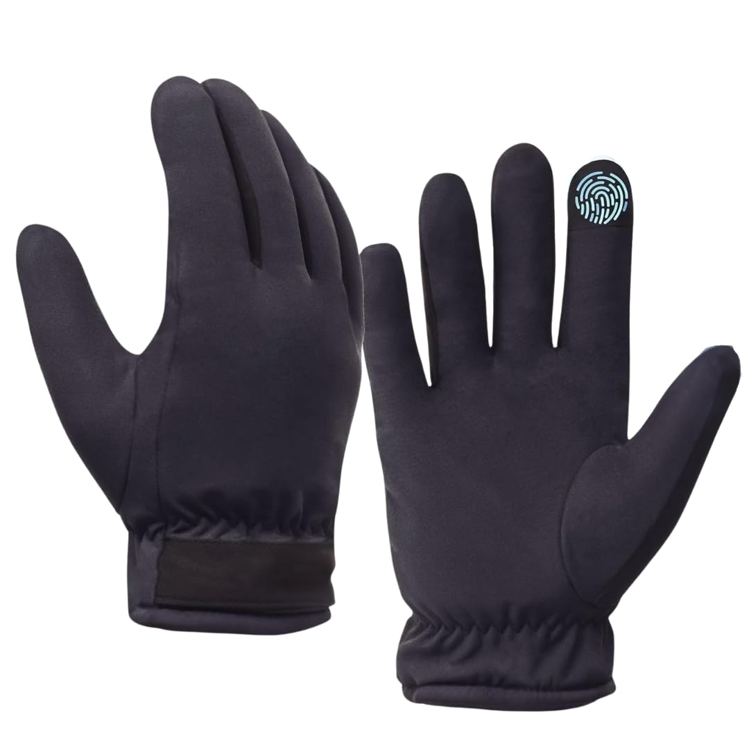 Waterproof Touch Screen Winter Gloves for Men, Splashproof and Windproof, Gloves for Winter Season, For Snow, Minus Degree, Trekking and Traveling, Bike Riding, Cycling for Men and Women