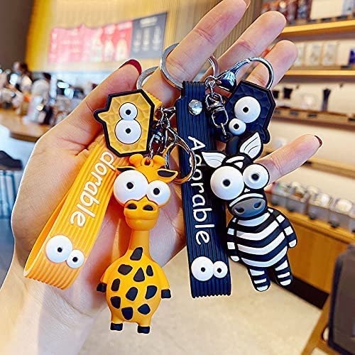 Image of Cute Cartoon BTS Keychain for Girls and Boys - Gift for Army and Kpop Lovers - Bag, Luggage Keyrings, Albums Keys Gifts
