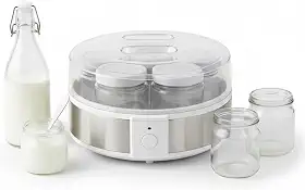Iogurteira Elétrica Automática Compacta para Iogurte Caseiro e Natural (110, Volts)