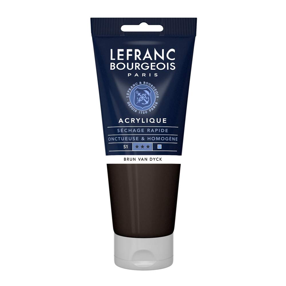 Lefranc Bourgeois Acrylique Fine Tube 200ml Brun Van Dyck