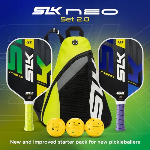Image of Selkirk Sport SLK Pickleball Paddles Set of 2 | Designed in The USA | Choose The SLK Neo Graphite, SLK Neo Fiberglass Pickleball Set or SLK Atlas Pickleball Bundle