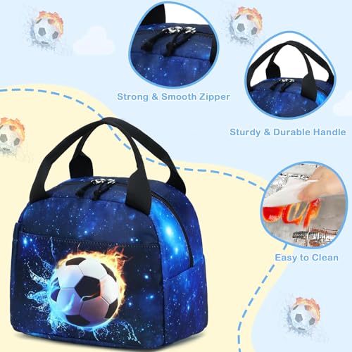 Image of CAMTOP Boys Lunch Box Kids Insulated Lunch Bag Kids Cute Lunchbox for Boys Loncheras Para Ninos