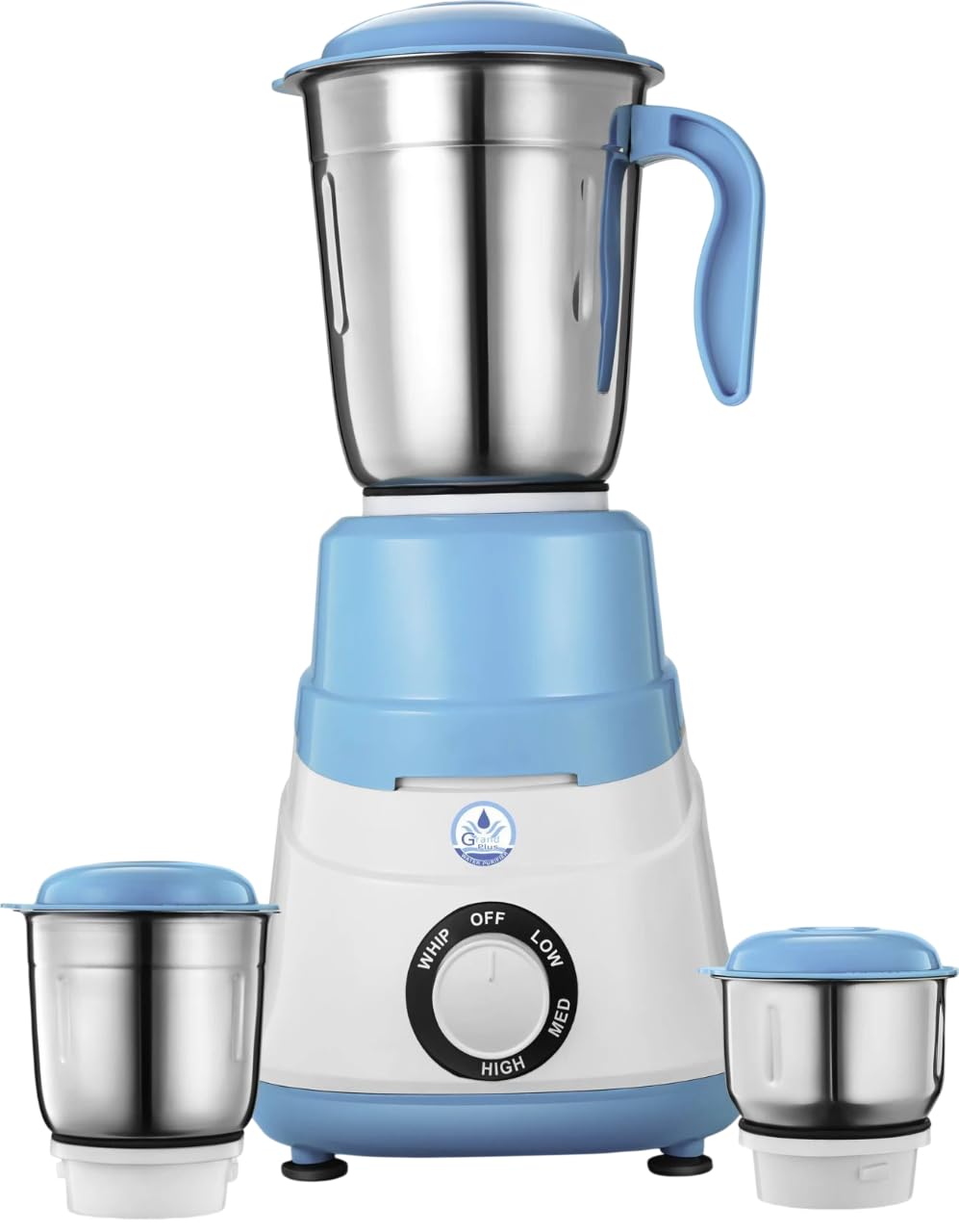 Sky Blue 550 W Mixer Grinder with 3 Multipurpose Jars for Grinding, Blending & Mixing | High-Performance Motor | Super Efficient & Power Saving | 1Y Warranty(Neo | 3 Jars |White, Sky Blue)-image-43