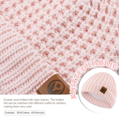Knitted Toddler Winter Hat Beanie for Baby Boy Girls Soft Cotton Cute Toddler Beanie Warm Infant Hats Outdoor2