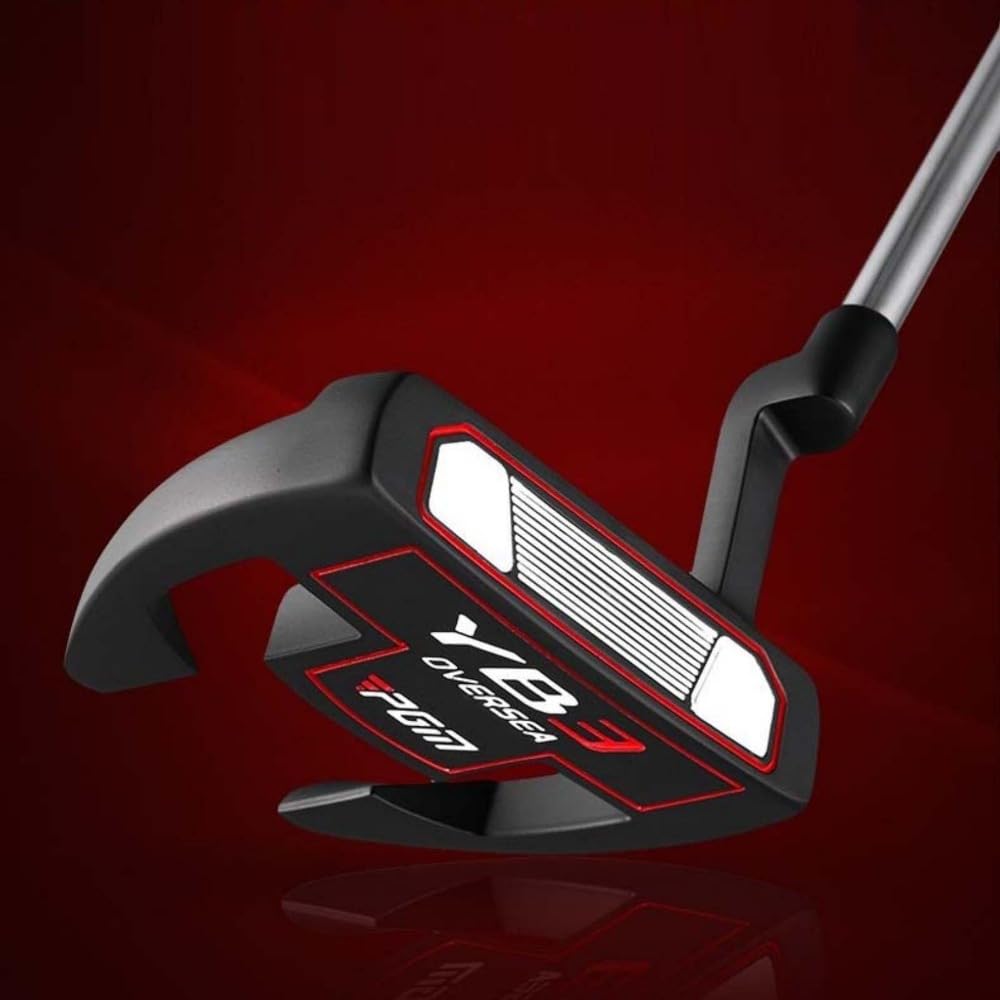 Golf Club Putter Right-Handed Ox Horn Style Loft 3 Degree with Aiming Line Mallet Putter for Men Women Adults Sports (golf putter)