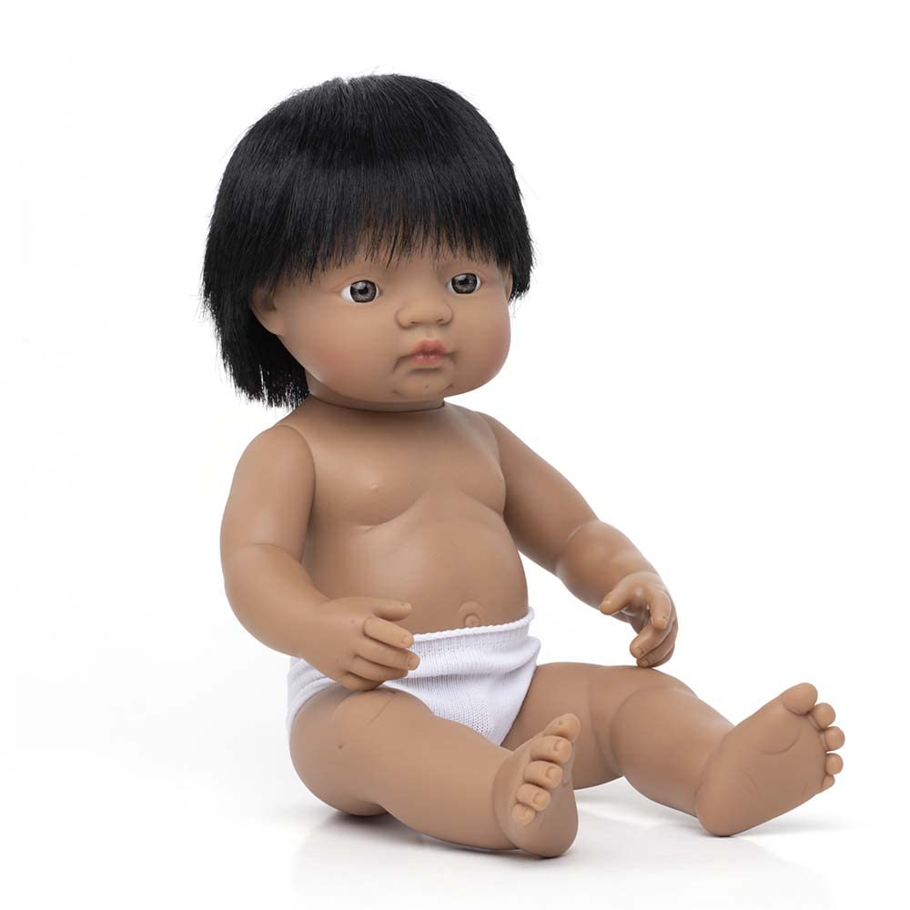 Miniland Babypuppe südamerikanischer Junge 38cm-31057