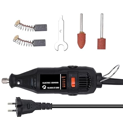Decdeal 180W Handheld Electric Grinding Tool Set Mini Portable Rotary Drill Grinder Versatile Cutting Polishing Sanding Machine Bits Engrave Tools Kit with Accessories DIY Kits