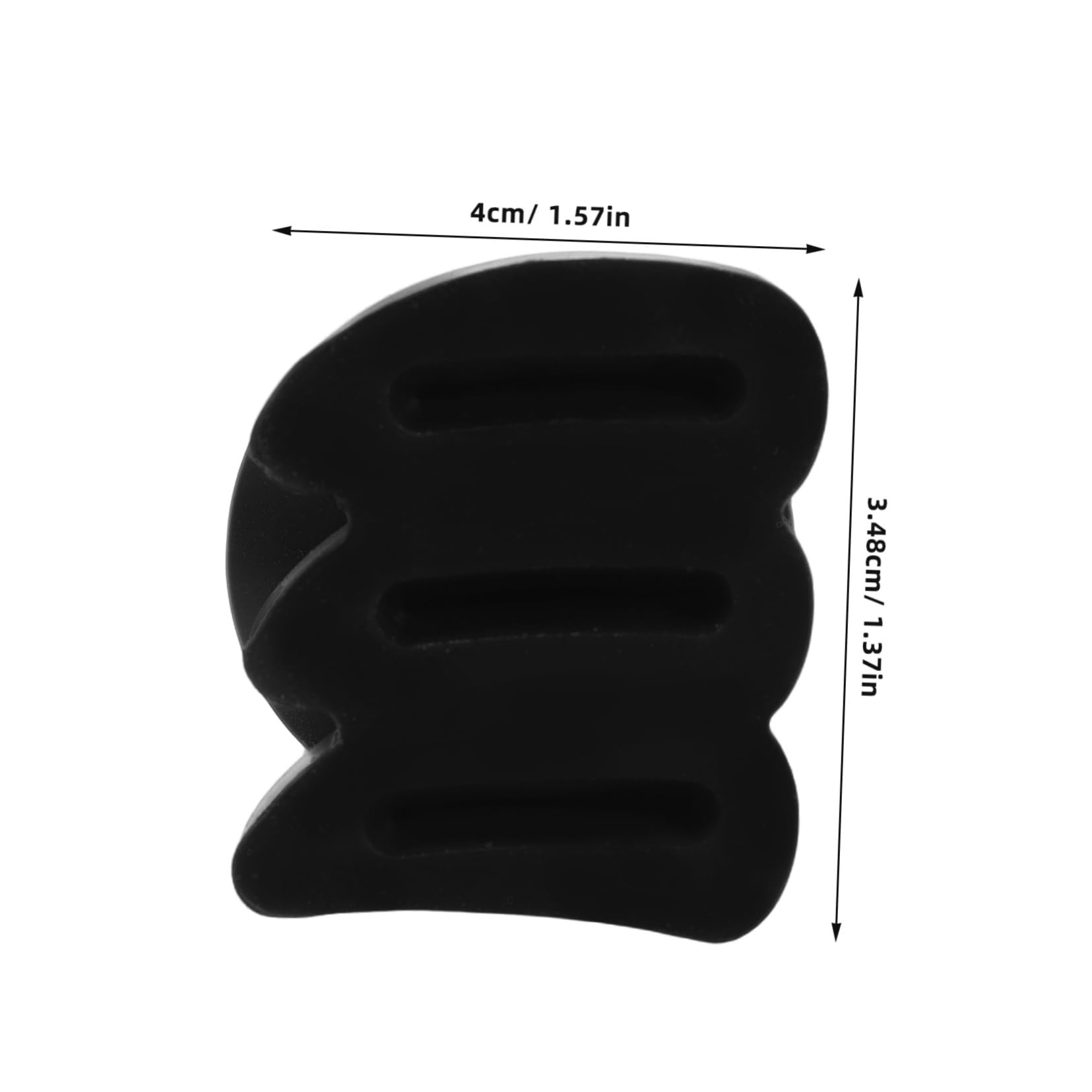 HANABASS Silicone Suction Cup Guitar Pick Holder Grip Clip for Electric and Classical Guitars Lightweight and Easy to Use Holds Picks Securely Black