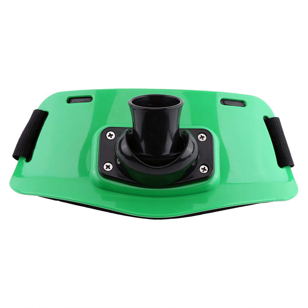 GOTOTOP Fighting Belt, 3 Colors Stand Up Belt Rotary Fishing Rod Holder Back Padded Fishing Fighting Rod Belt(Green)