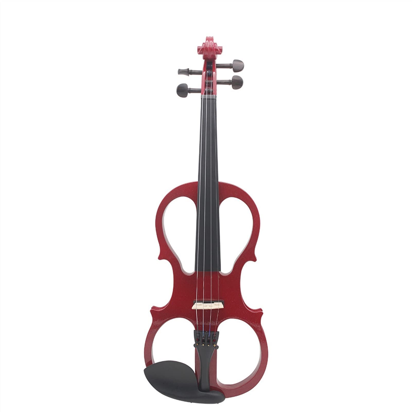 4/4 Lo Strumento A Corda di Violino Elettrico Cremisi È Adatto per Studenti, Principianti E Adulti Violino Studente Kit Violini
