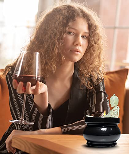 Ppbuky Skeleton Candles, Gothic Bar Candle Horror Skull Candle For Desk Spooky Decoration Jar Candle For Home Bed Room Bath Room Indoor Tables Christmas Halloween Birthday Gift For Adults Women Men #TOP5