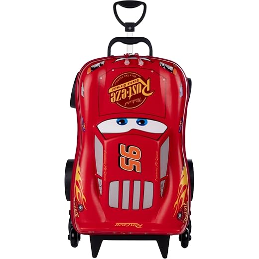 Mochilha Infantil Rodinha Carros Relâmpago Mcqueen 3d Maxtoy