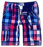 h&m jeans shorts herren Herren Karoshorts. Bund mit breiten Gürtelschlaufen, Angenehm-weiches Tragegefühl durch leicht Gewebten Baumwollstoff