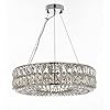 Gallery Crystal Nimbus Ring Chandelier Chandeliers Modern/Contemporary Lighting Pendant 20” Wide – Good for Dining Room…