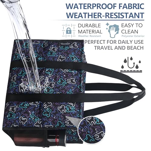 Image of Nurse Bags for Work Nursing Bag Multiple Pockets Waterproof Organizing Zip Top Clinical Bag for Nursing Students Home Health