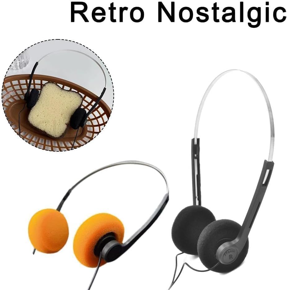 Amazon.co.jp: TypoGrove レトロヘッドフォン 有線、レトロオーバー