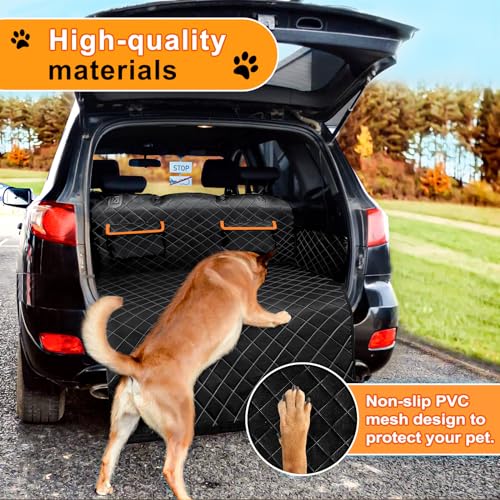 DATEFUN Kofferraumschutz Hund mit Seitenschutz und Ladekantenschutz - Universale Hundedecke Kofferraum - Wasserdicht & Kratzfest Hundedecke Auto Kofferraum Schutzmatte für SUV, Van und Kombi
