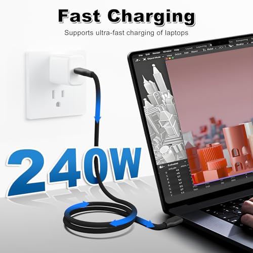 Câble USB 4 de 5 m compatible Thunderbolt 4 pour vidéo 4K 60Hz - 2