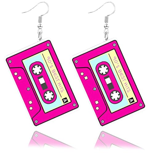 Pendientes de Carnaval Mujer, Pendientes Años 80 Pendientes Tipo