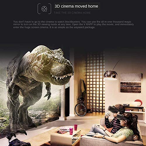 SMSOM-VR-Casque-3D-Lunettes-3D-Goggles-HD-Casque-de-realite-virtuelle-Compatible-Eye-Compatible-Soft-et-Confortable-Distance-reglable-Portable-Mini-monte-sur-la-tete-VR 51hb1HhnJTL