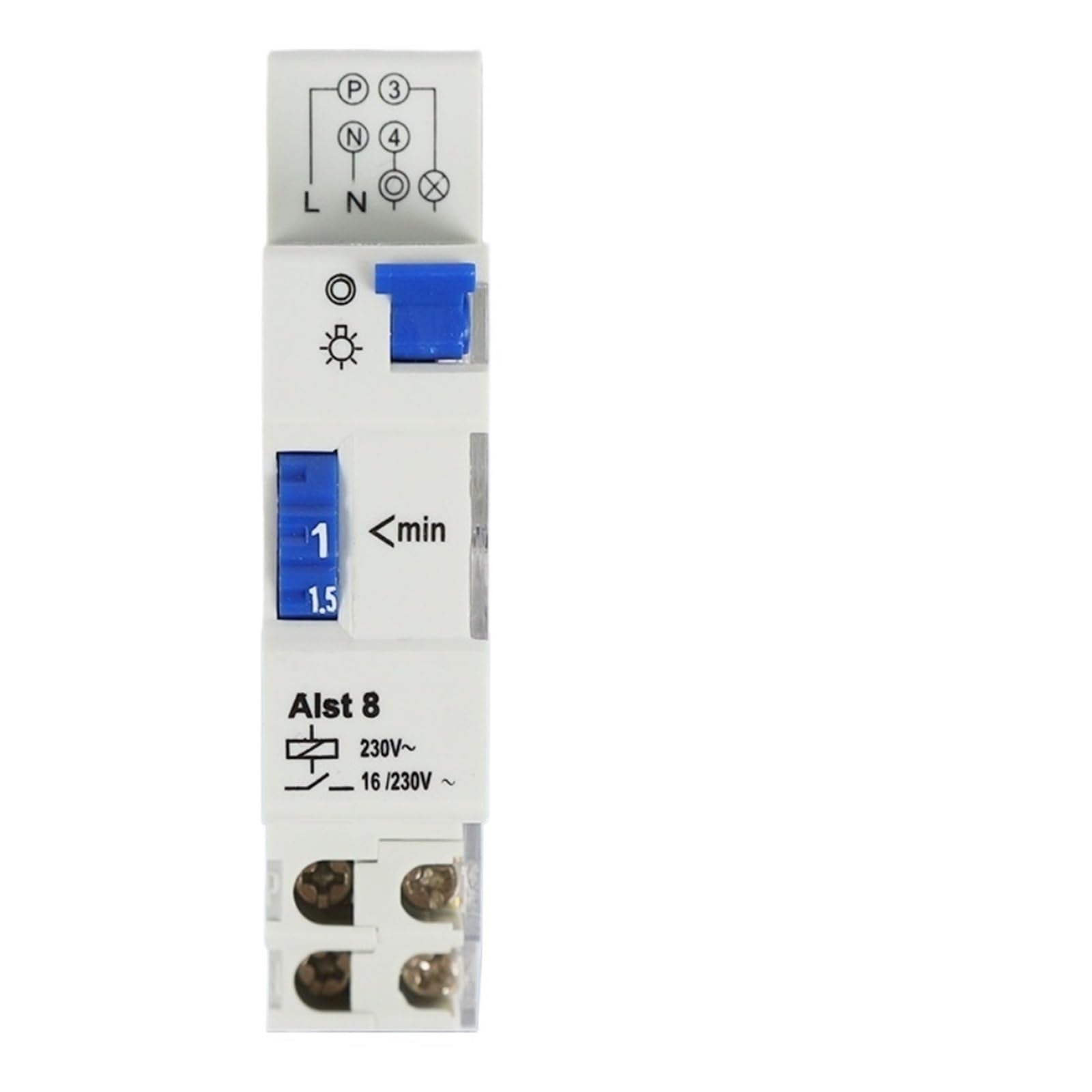 230V Mechanical Stair Light Timer Relay Switch with DIN Rail Mounting