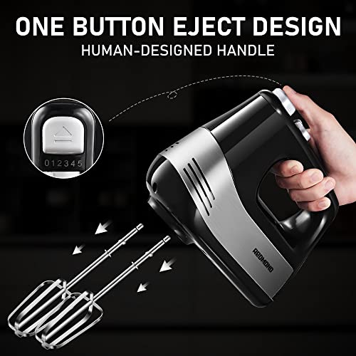 Buy Hand Mixer Electric, REDMOND Hand Held Mixer with Turbo Function