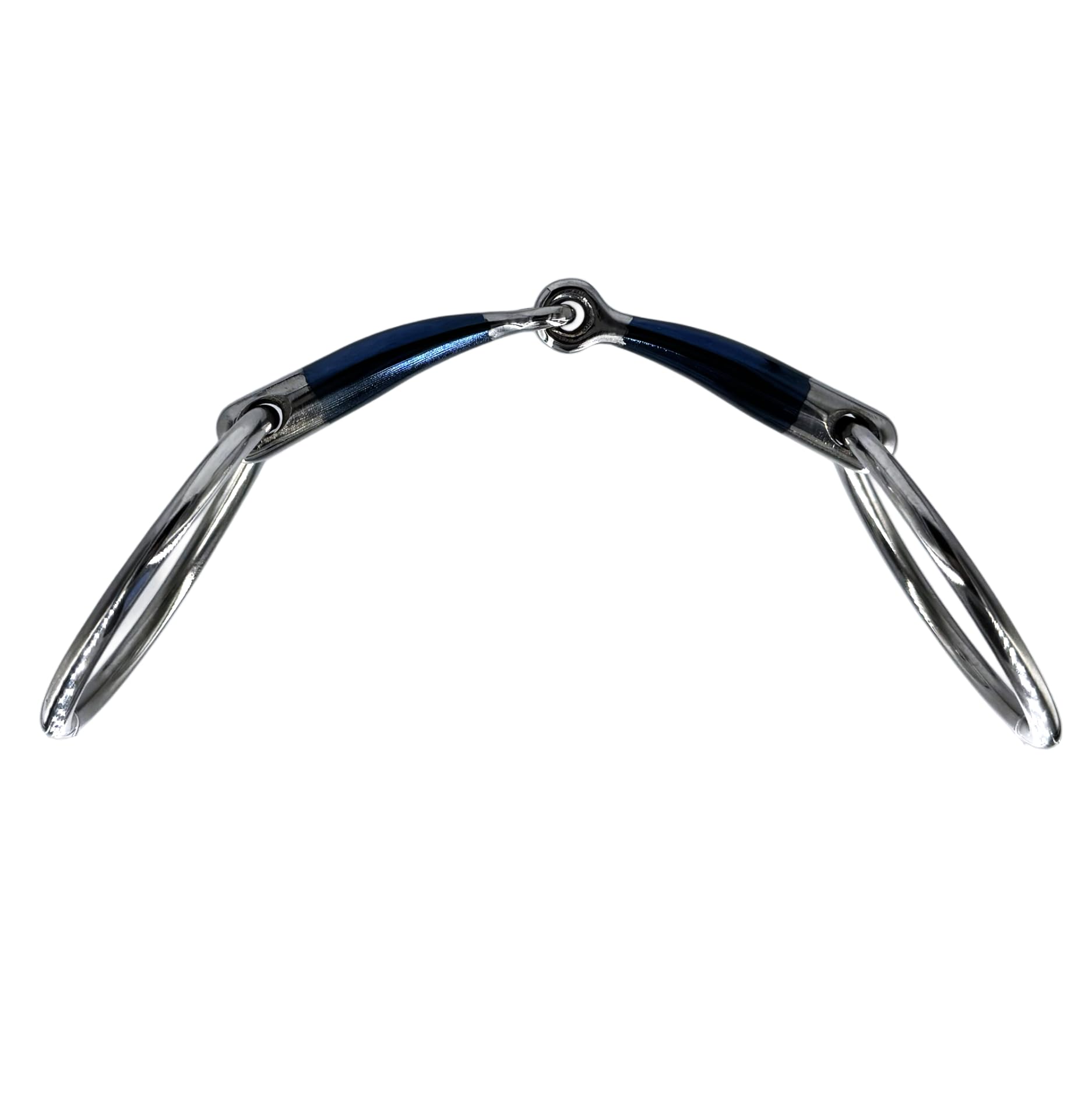ES0299 Gebiss Sweet Iron Wassertrense Einfach Gebrochen aus Edelstahl und Süßes Eisen Gebissstärke 14 mm (13.5 cm)