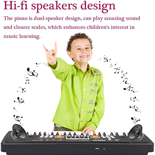 Kids Piano Clavier 49 Key Keyboard Piano Electric 49 Touches avec Microphone éducatif Toy Music Instrument Gift for… - Les Beatles, Paul McCartney, John Lennon, RIngo Starr, George Harrison Kids Piano Clavier 49 Key Keyboard Piano Electric 49 Touches avec Microphone éducatif Toy Music Instrument Gift for… – Image 5