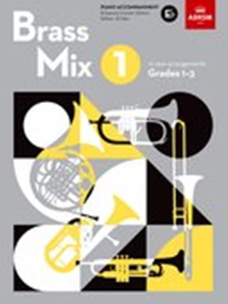 Brass Mix, Book 1, Piano Accompaniment E flat: 12 new arrangements for Brass, Grades 1-3 (Shining Brass (ABRSM))