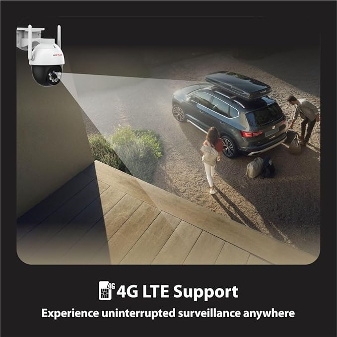Image of CP PLUS 3MP 4G SIM-Based Wireless Security Outdoor CCTV Camera for Home | CTC Cyber Secure Tech | Human Detection | Motion Alerts | IR Night Vision 30M | SD Card Recording | EZ-S35T