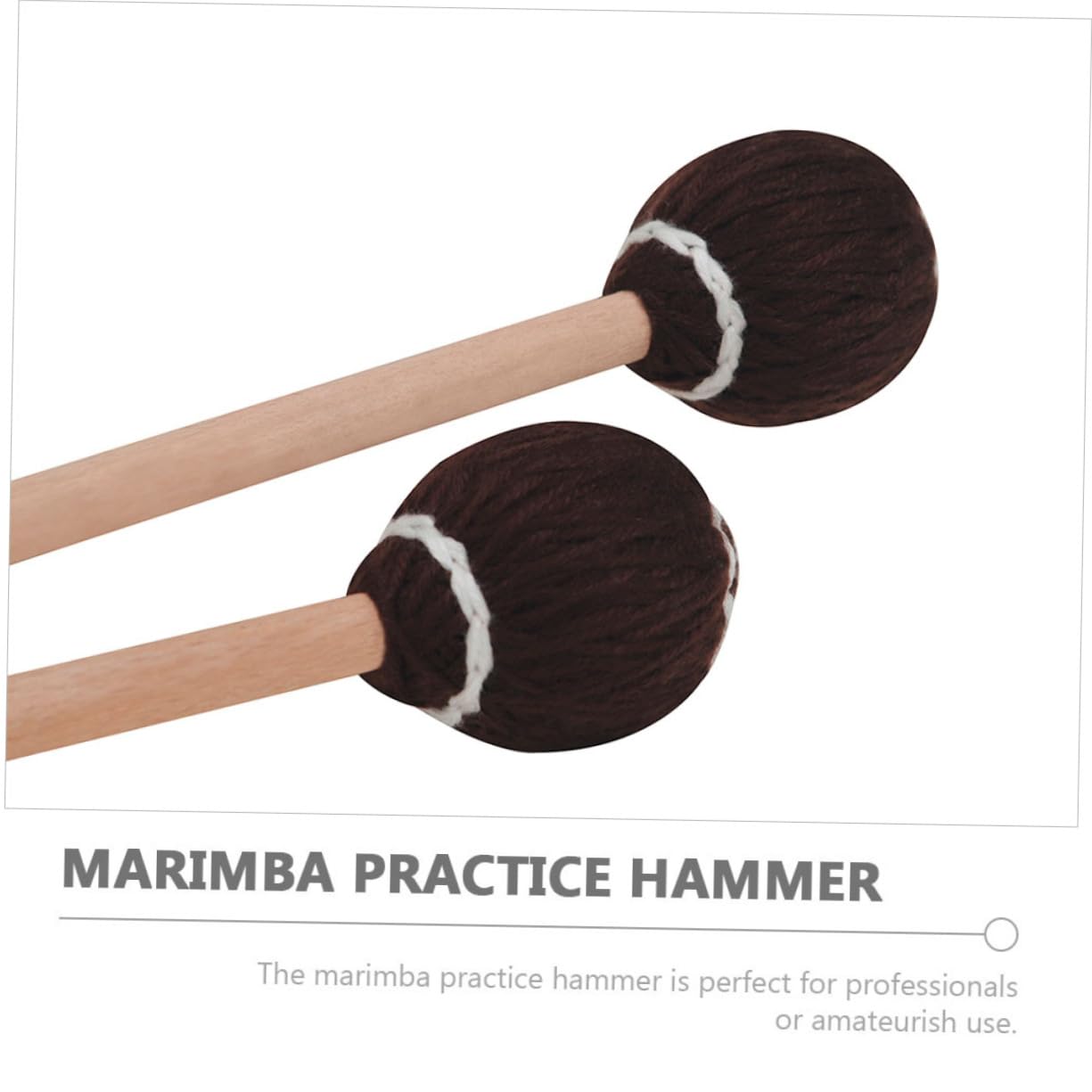 VICASKY 4piezas De Marimba Arce Premium Mallets De Percusión Para Xilófono y Marimba Mango y Material Ecológico y Seguro