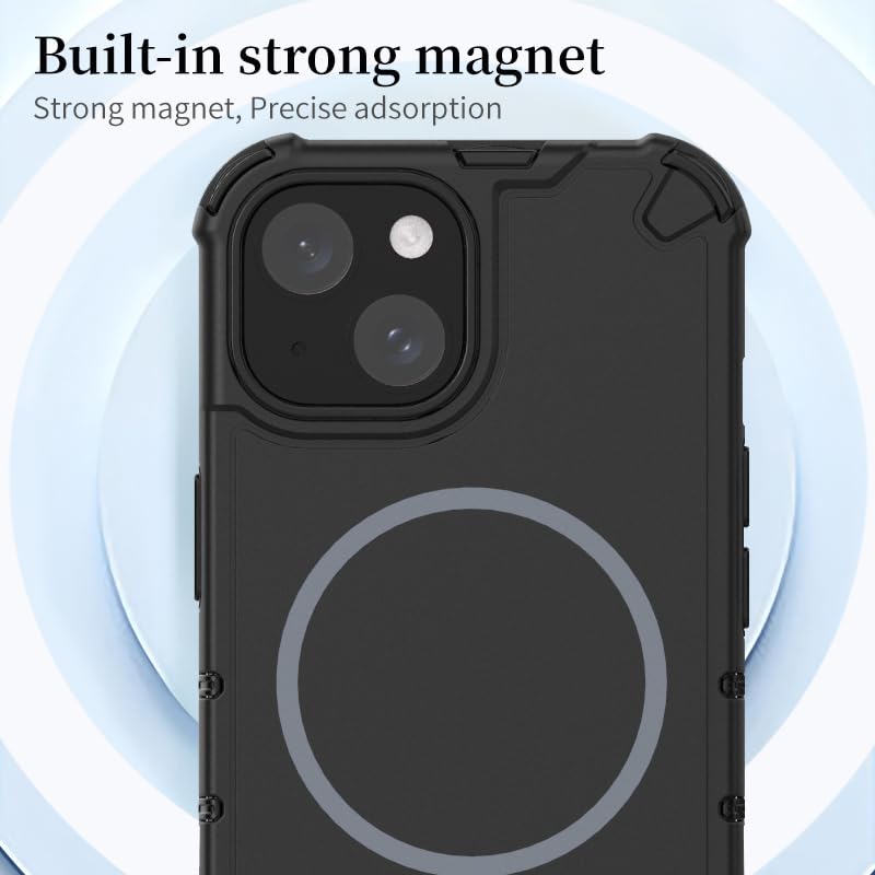 Coque iPhone 15 aimantée fine Asuwish finis les risques de rayures et casses - 5