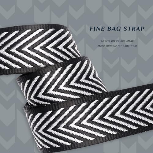 Image of chushui Metallic Thread Purse Strap for Women, Woven Replacement Bag Strap