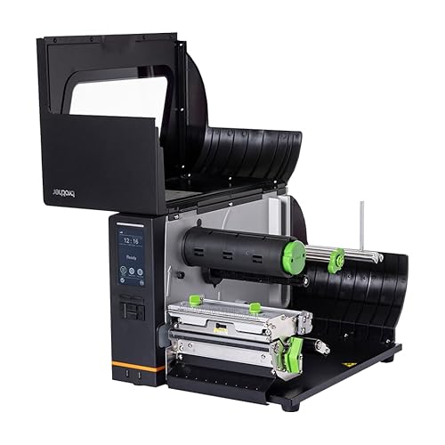 Brother TJ 6421TN Imprimante d'étiquettes thermique directtransfert thermique Rouleau 17 27 cm 203 dpi jusqu'à 304.8 mmsec série USB 2.0 hôte USB LAN - vue 4