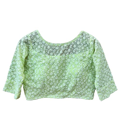 Image of Vihu Fashion Women Georgette Half Sleeve Blouse