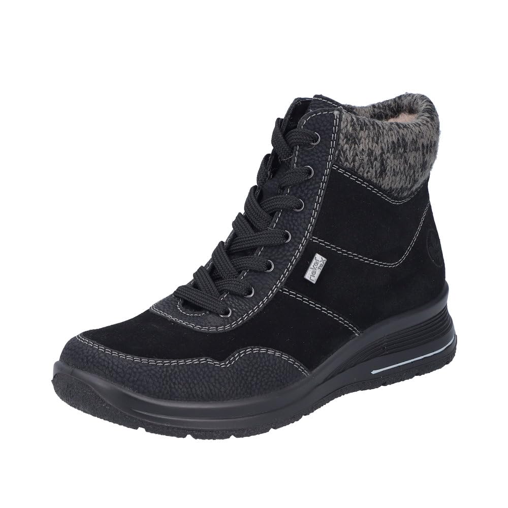 Rieker Damen Schnürstiefeletten M5310, Frauen Stiefeletten, lose Einlage, wasserabweisend, riekerTEX