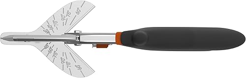 Miniatura 9 de GARTOL Cortador de inglete multiángulo, tijeras multifuncionales para corte angular de moldeo y recorte, cortador multiusos, ajustable de 45 a 135