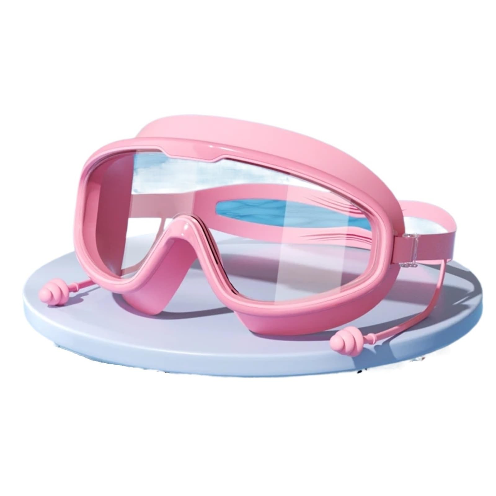 Schwimmbrille Kinder-Schwimmbrille, großer Rahmen, HD-Ansicht, beschlagfrei, wasserdicht, Kinder-Schwimmbrille, Jungen und Mädchen, Mehrfarbig zur Auswahl für Erwachsene