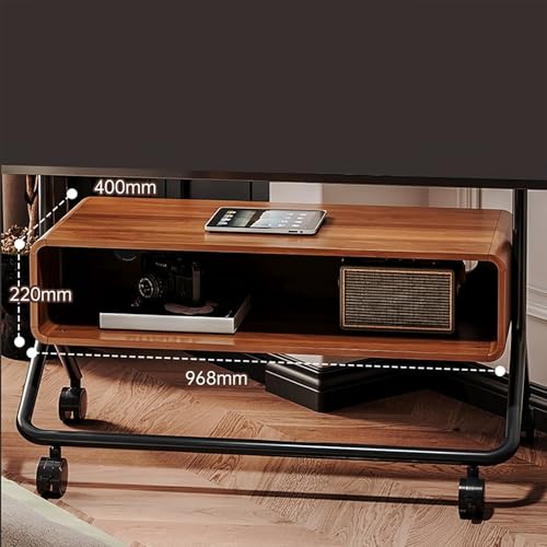 Soporte móvil para TV de 50-85 pulgadas con ruedas y altura ajustable miniatura 3