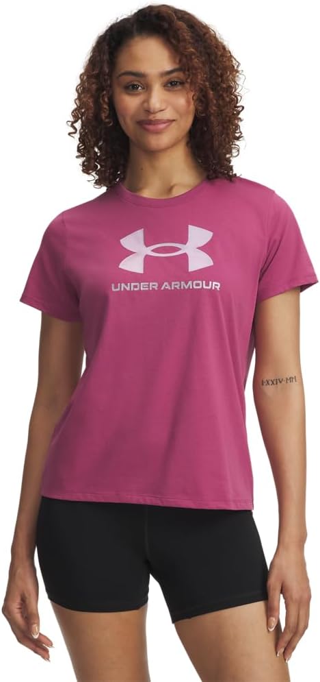 Under Armour Women's Rival Shimmer Short Sleeve T Shirt
