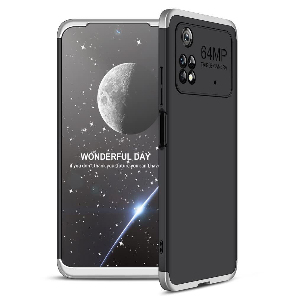 vingarshern Cover Compatible with Xiaomi Poco M4 Pro 5G Custodia e Vetro,Morbido Bordo Case Cover Silicone+Vetro Temperato Posteriore Con Motivo HD,Cellulare Cover Con Cordino,Modèle*05