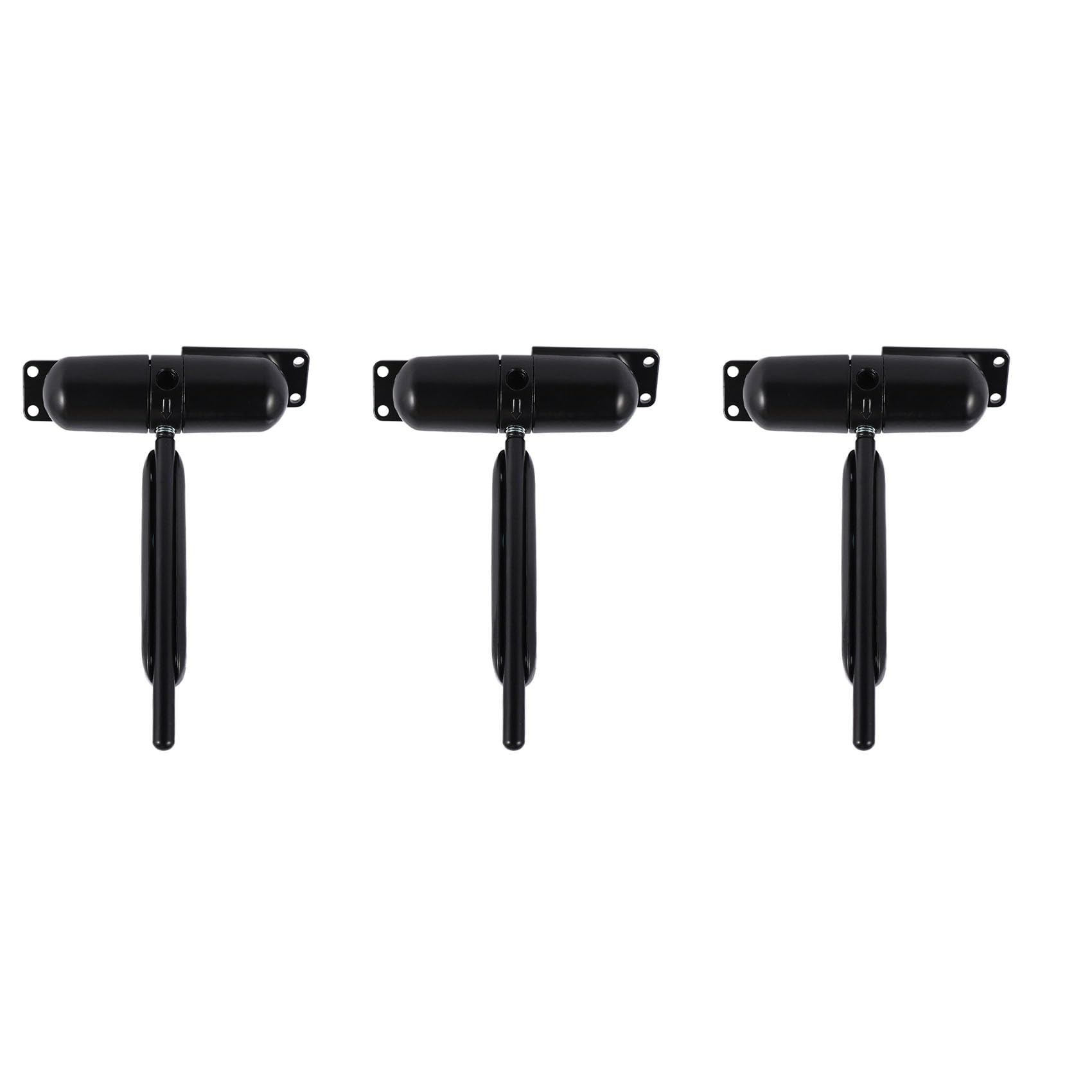 Jnchdghwa Black 3 Set 20-70Kgs Adjustable Mounted Spring Door Closer Automatic Door Closer Fire Rated
